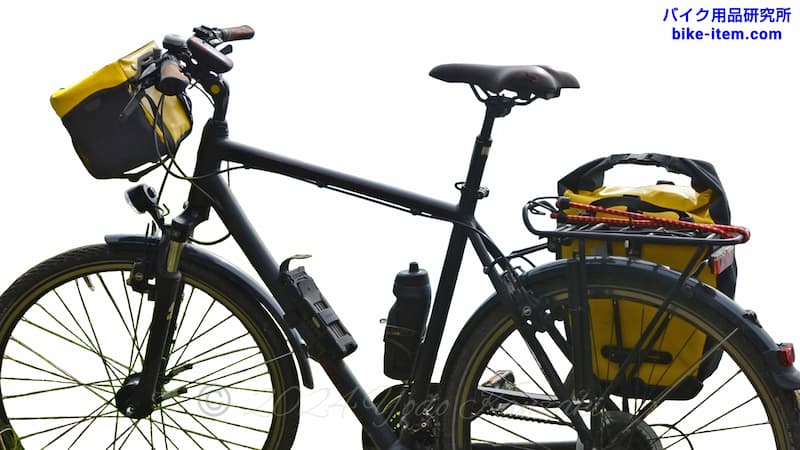 自転車用の防水バッグ