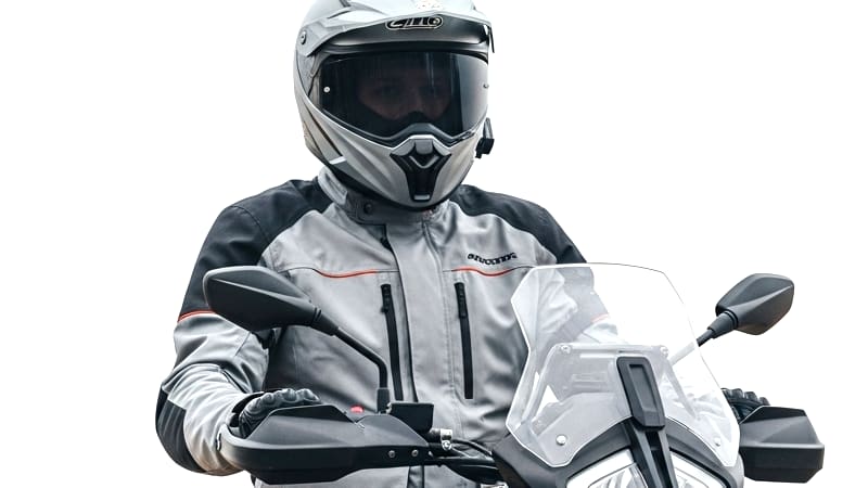 ウインタージャケットとフルフェイスヘルメット