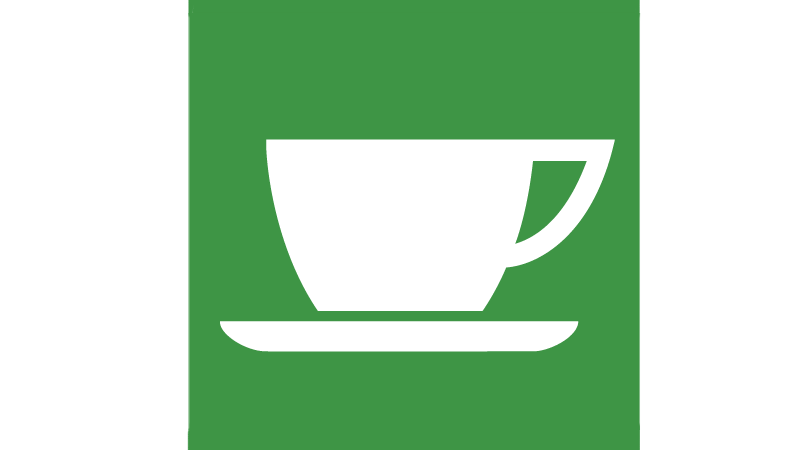 高速道路、軽食のマーク