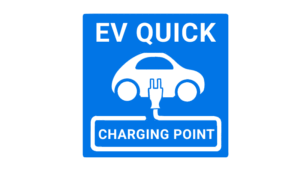 EV充電スタンドの標識