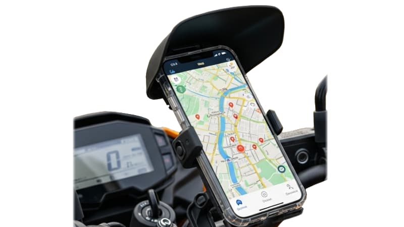 スマホホルダーに使うサンバイザー(サンシェード)