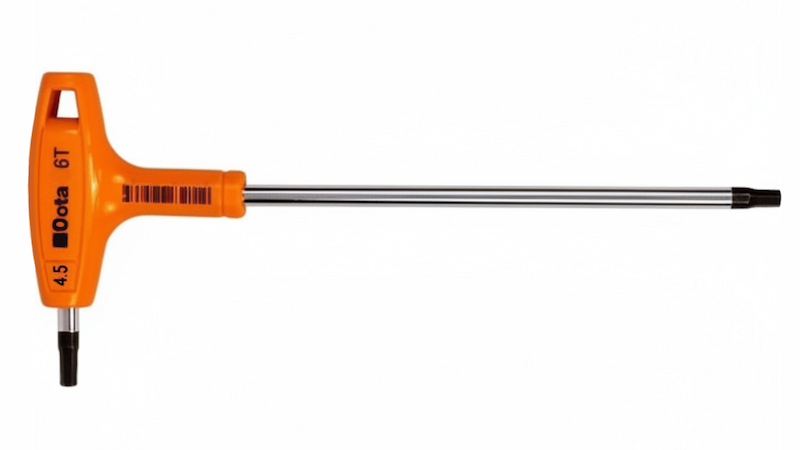 グリップ付きの六角レンチ(L型)