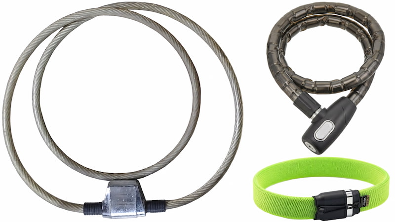 柔らかい素材の防犯ロック